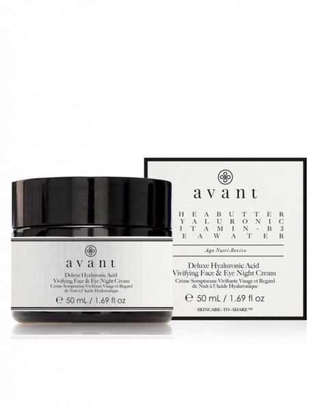 Avant Age Nutri Revive - Deluxe Hyaluronic Acid Vivifying Face & Eye Night Cream