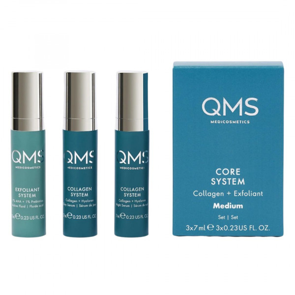 QMS Collagen + Exfoliant Set Medium 3x 7ml