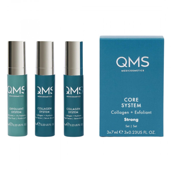 QMS Collagen + Exfoliant Set Strong 3x 7ml