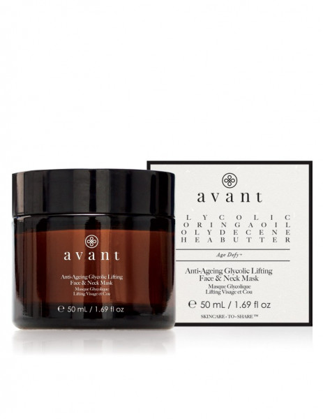 Avant Age Defy+ - Anti-Ageing Glycolic Lifting Face & Neck Mask