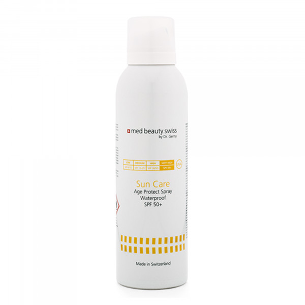 med beauty swiss Sun Care Age-Protect Spray SPF50+ WF Alu Bottle